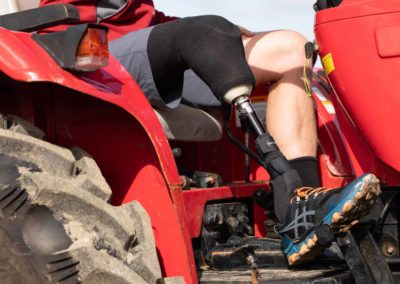 Pro Armour worn while driving a tractor